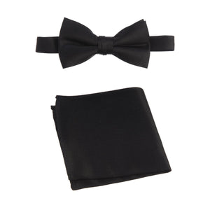 Pre-tied Bow Tie and Pocket Square Handkerchief Sets - Tuxgear