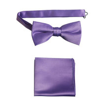 Load image into Gallery viewer, Pre-tied Bow Tie and Pocket Square Handkerchief Sets - Tuxgear