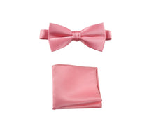 Load image into Gallery viewer, Pre-tied Bow Tie and Pocket Square Handkerchief Sets - Tuxgear