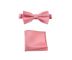 Pre-tied Bow Tie and Pocket Square Handkerchief Sets - Tuxgear