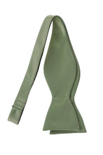 Load image into Gallery viewer, Satin Self Tie Bow Tie with Adjustable Neck Strap for Wedding Prom - Tuxgear
