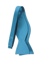 Load image into Gallery viewer, Satin Self Tie Bow Tie with Adjustable Neck Strap for Wedding Prom - Tuxgear
