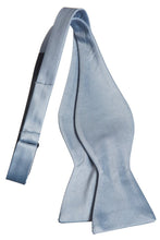 Load image into Gallery viewer, Satin Self Tie Bow Tie with Adjustable Neck Strap for Wedding Prom - Tuxgear