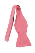 Load image into Gallery viewer, Satin Self Tie Bow Tie with Adjustable Neck Strap for Wedding Prom - Tuxgear