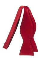 Load image into Gallery viewer, Satin Self Tie Bow Tie with Adjustable Neck Strap for Wedding Prom - Tuxgear