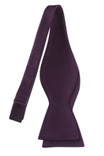 Load image into Gallery viewer, Satin Self Tie Bow Tie with Adjustable Neck Strap for Wedding Prom - Tuxgear
