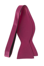 Load image into Gallery viewer, Satin Self Tie Bow Tie with Adjustable Neck Strap for Wedding Prom - Tuxgear