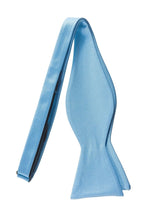 Load image into Gallery viewer, Satin Self Tie Bow Tie with Adjustable Neck Strap for Wedding Prom - Tuxgear