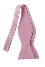 Load image into Gallery viewer, Satin Self Tie Bow Tie with Adjustable Neck Strap for Wedding Prom - Tuxgear