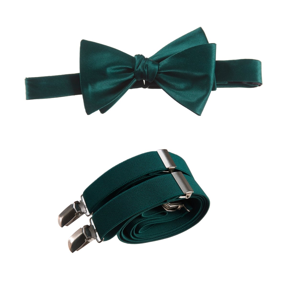 Self - Tie Bow Tie and Suspender Set for Adults - Tuxgear