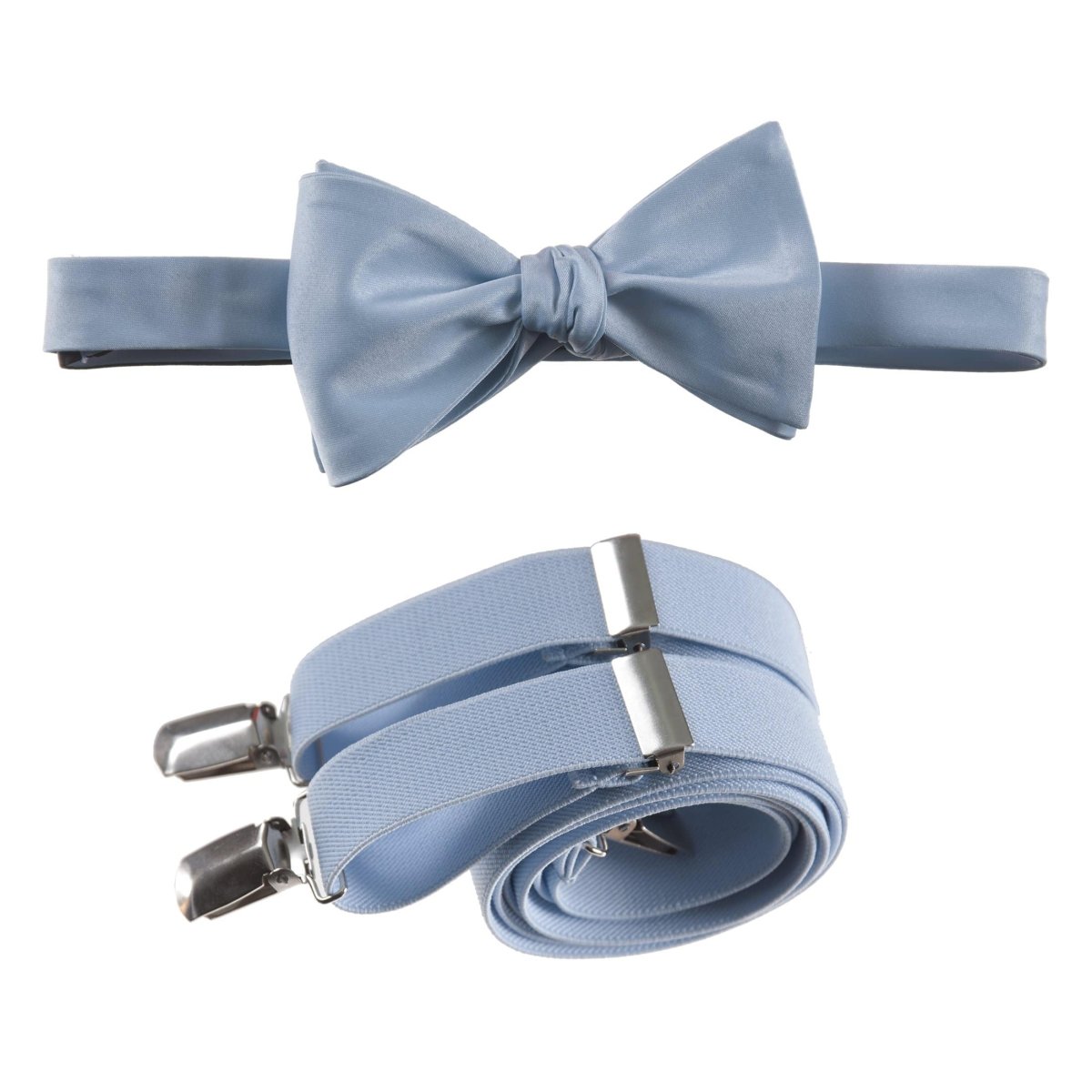 Self - Tie Bow Tie and Suspender Set for Adults - Tuxgear