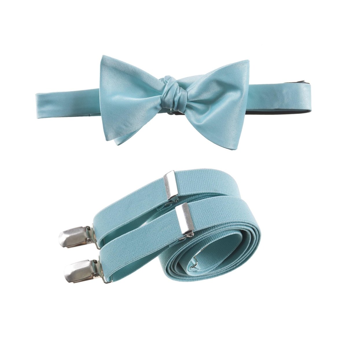 Self - Tie Bow Tie and Suspender Set for Adults - Tuxgear