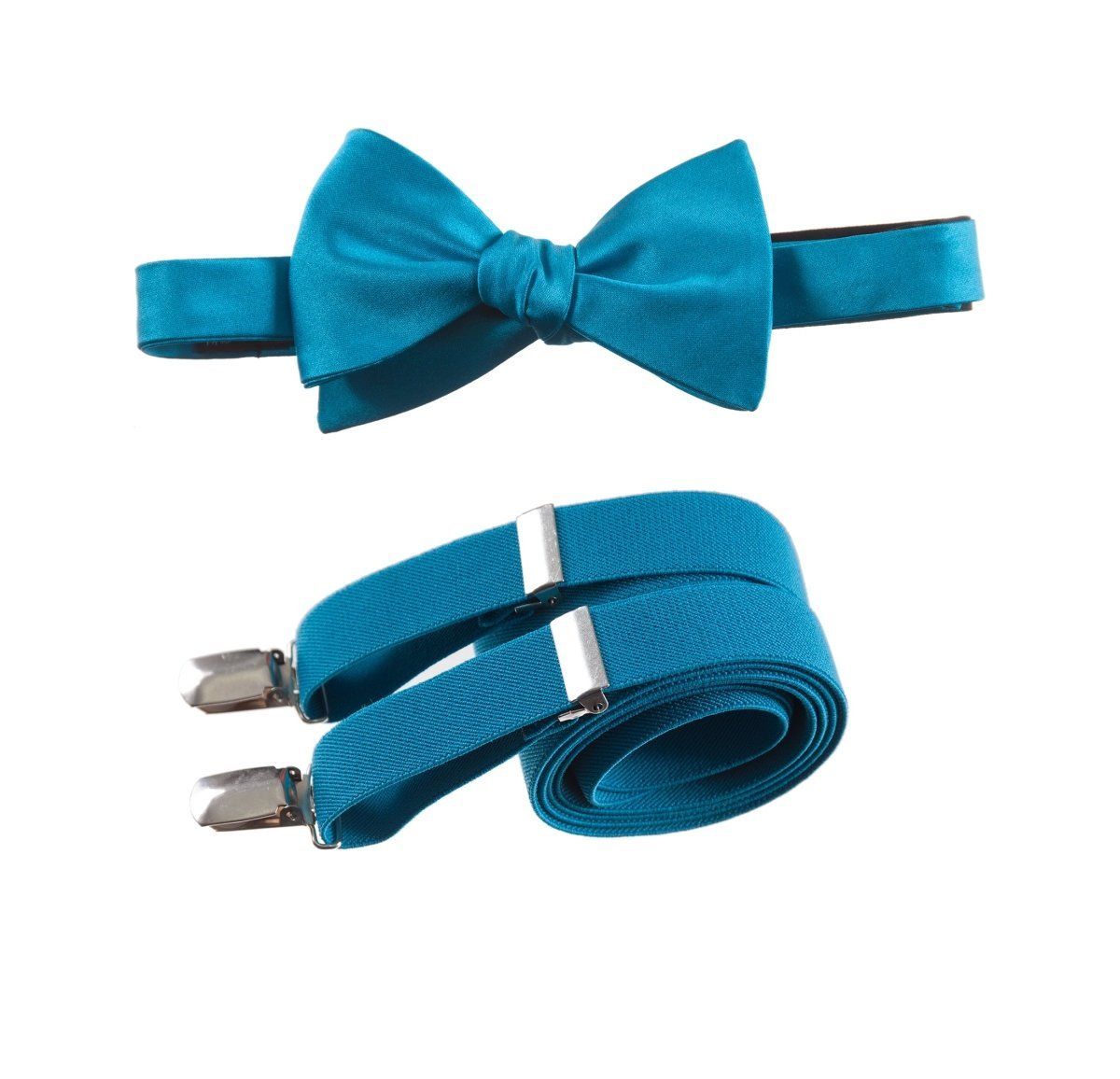 Self - Tie Bow Tie and Suspender Set for Adults - Tuxgear