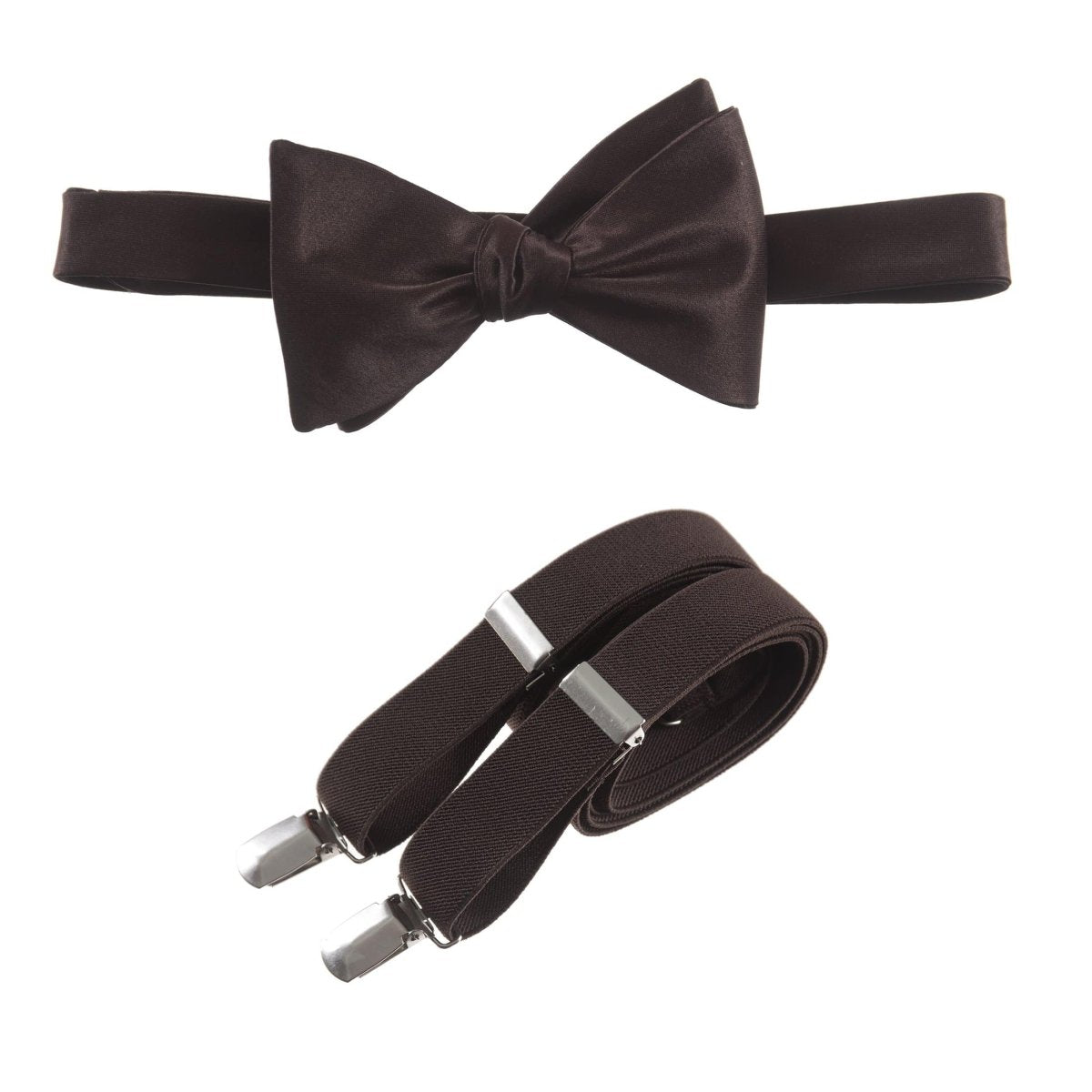 Self - Tie Bow Tie and Suspender Set for Adults - Tuxgear