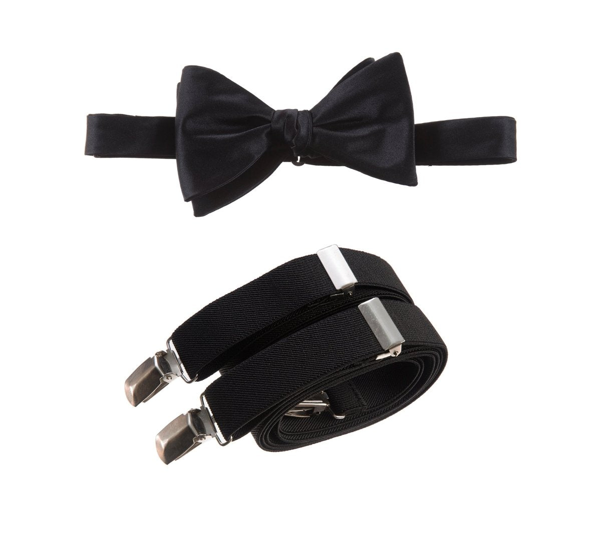 Self - Tie Bow Tie and Suspender Set for Adults - Tuxgear