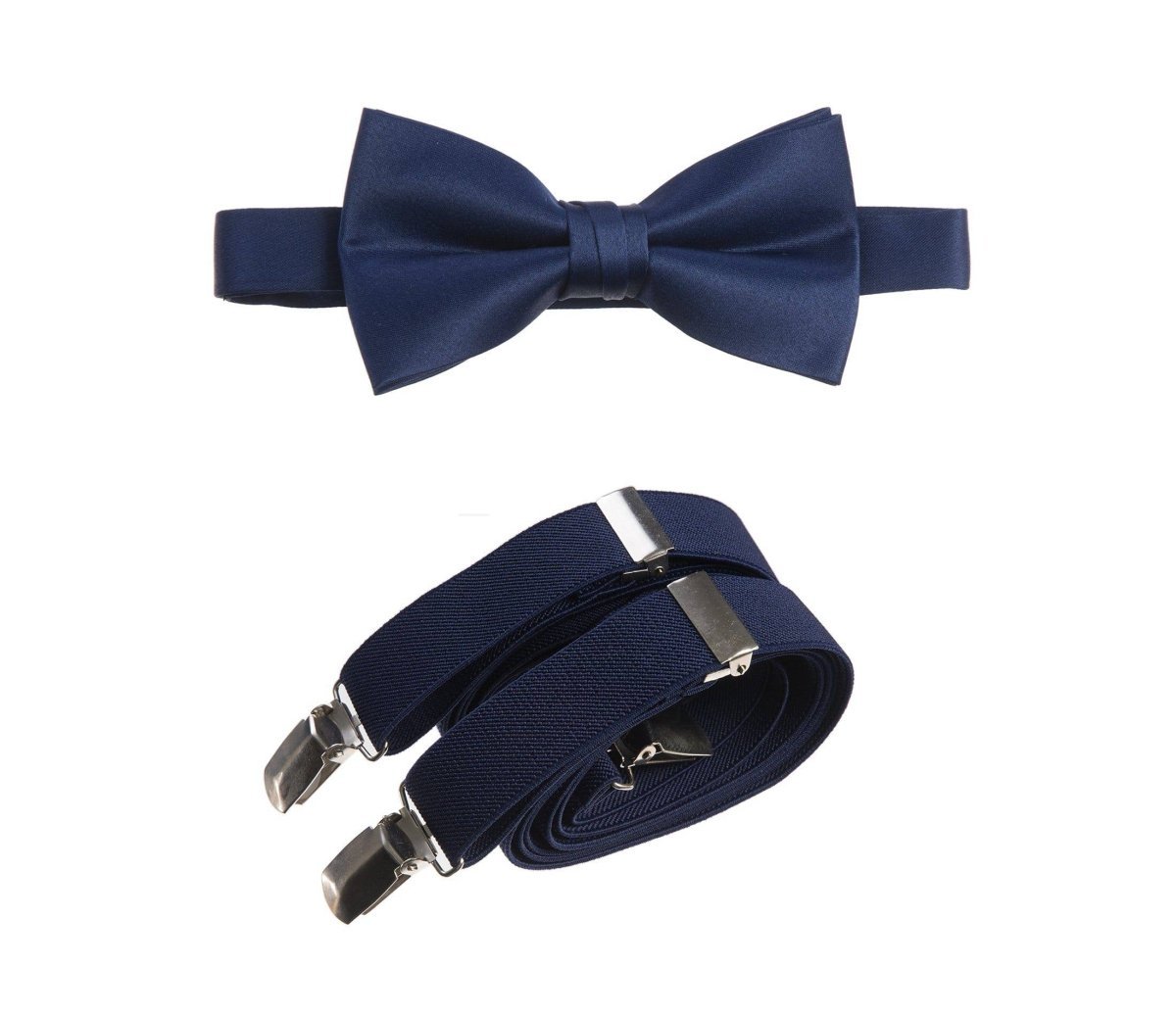 Self - Tie Bow Tie and Suspender Set for Adults - Tuxgear