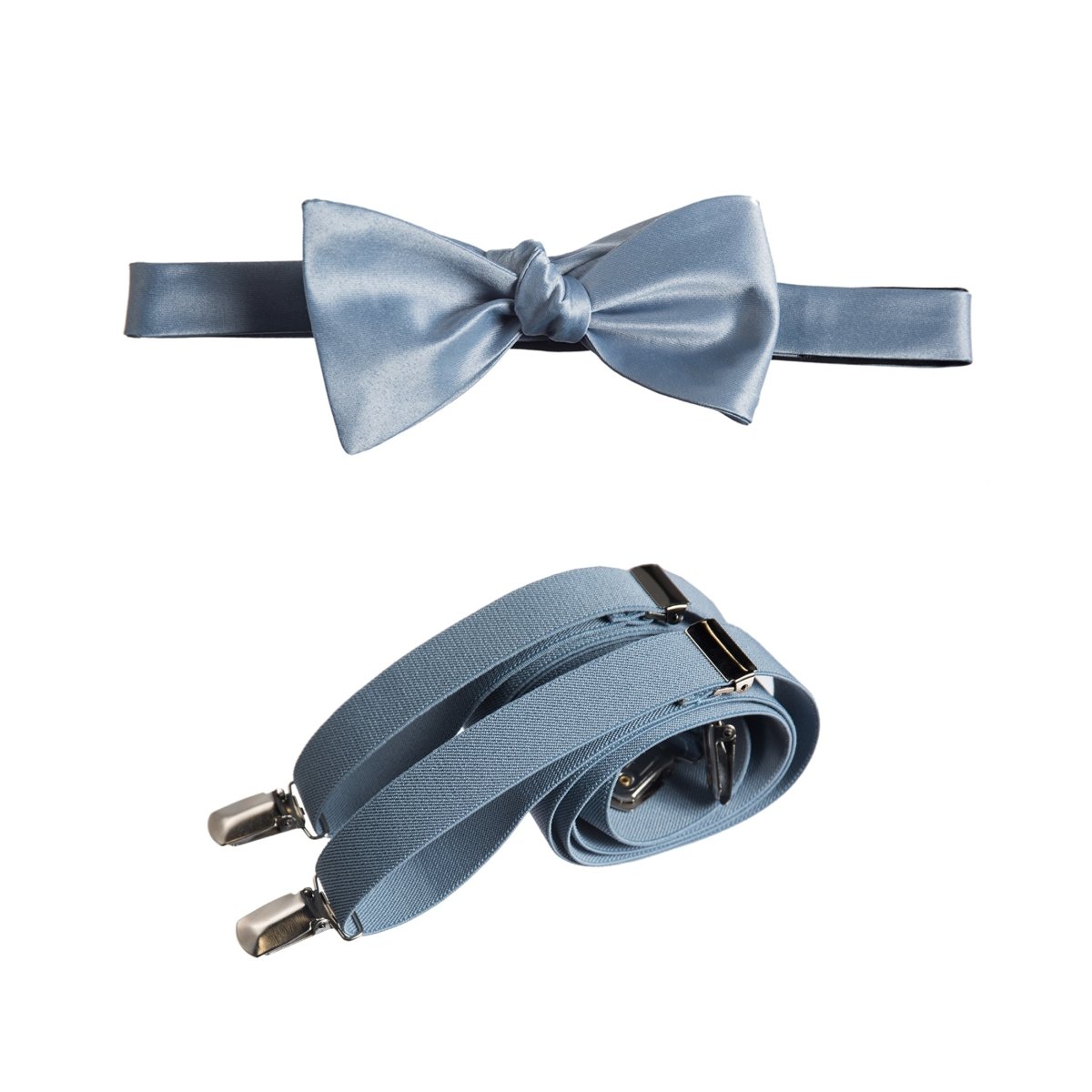 Self - Tie Bow Tie and Suspender Set for Adults - Tuxgear