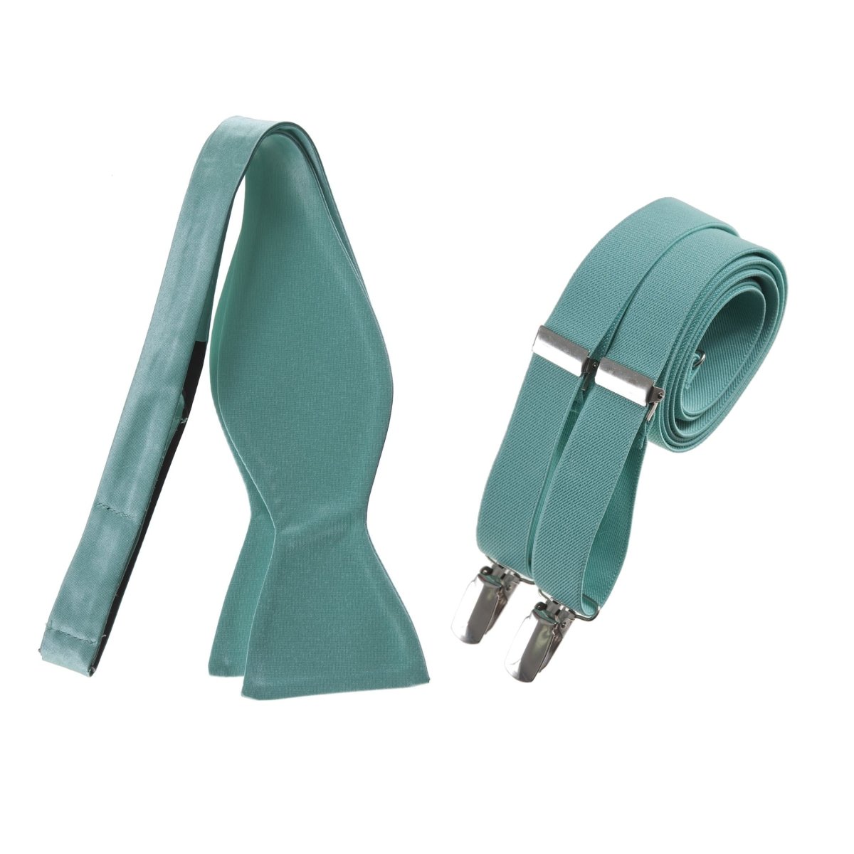 Self - Tie Bow Tie and Suspender Set for Adults - Tuxgear