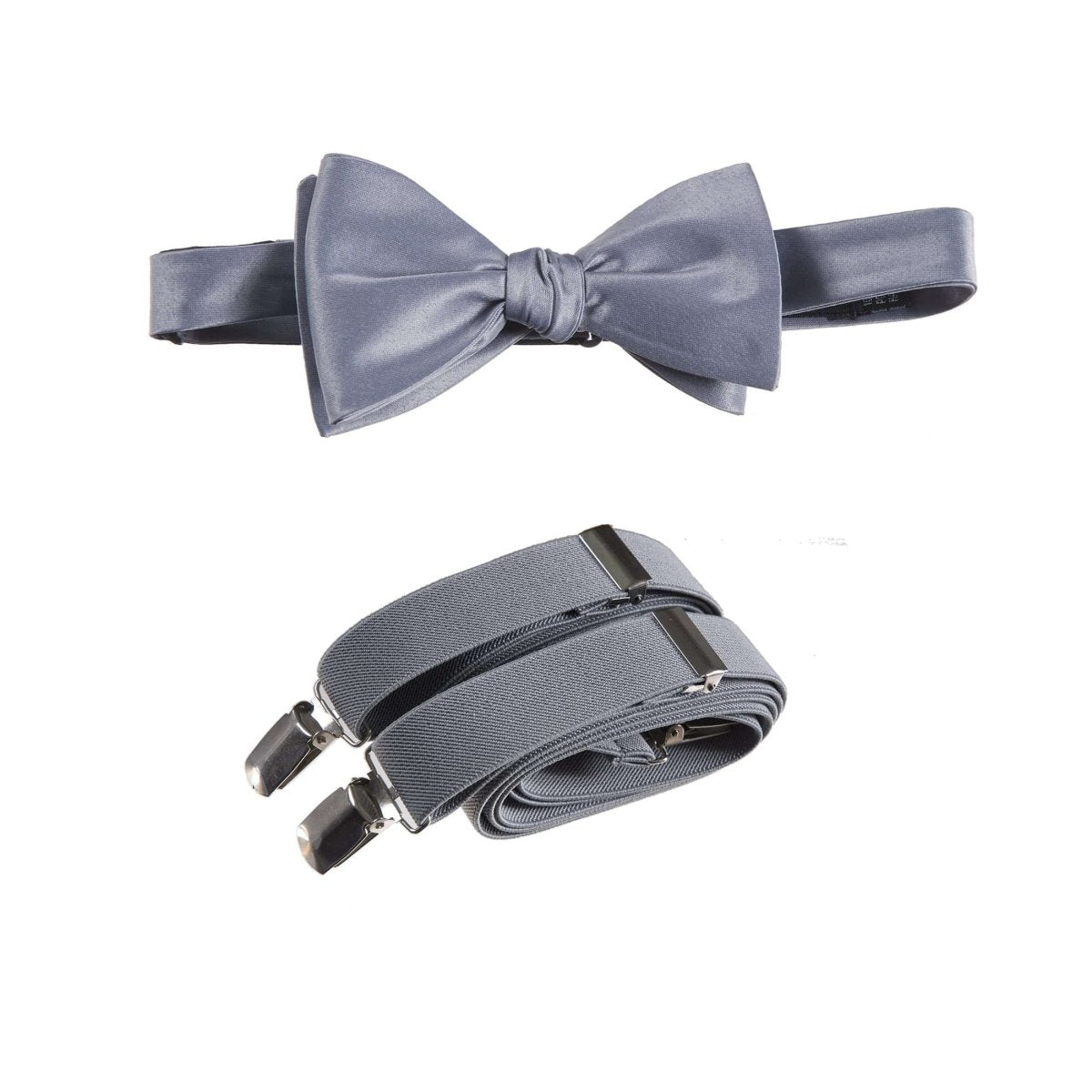 Self - Tie Bow Tie and Suspender Set for Adults - Tuxgear