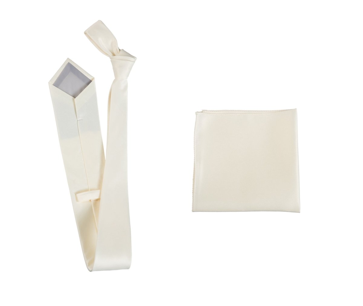 Self - Tie Windsor Necktie & Pocket Square Set | Over 30 Colors - Tuxgear