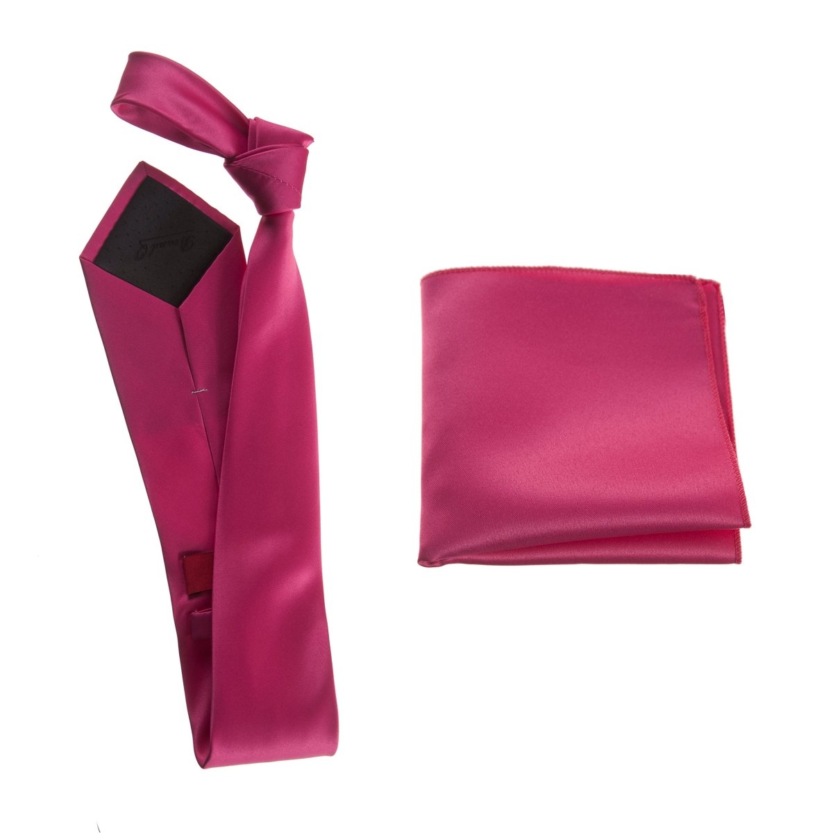 Self - Tie Windsor Necktie & Pocket Square Set | Over 30 Colors - Tuxgear