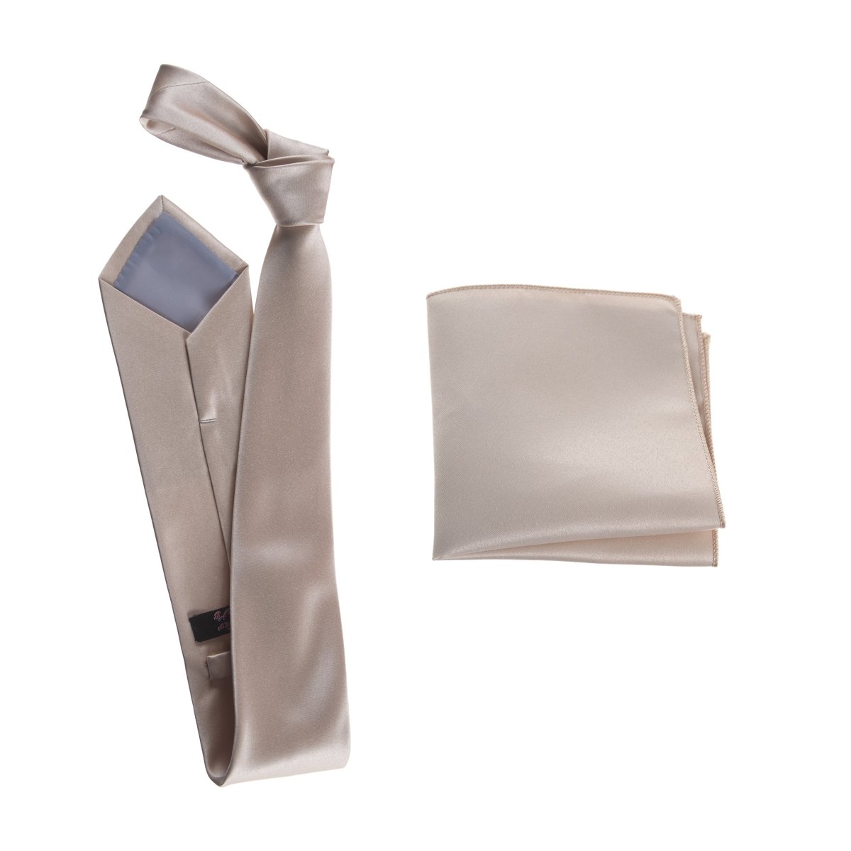 Self - Tie Windsor Necktie & Pocket Square Set | Over 30 Colors - Tuxgear