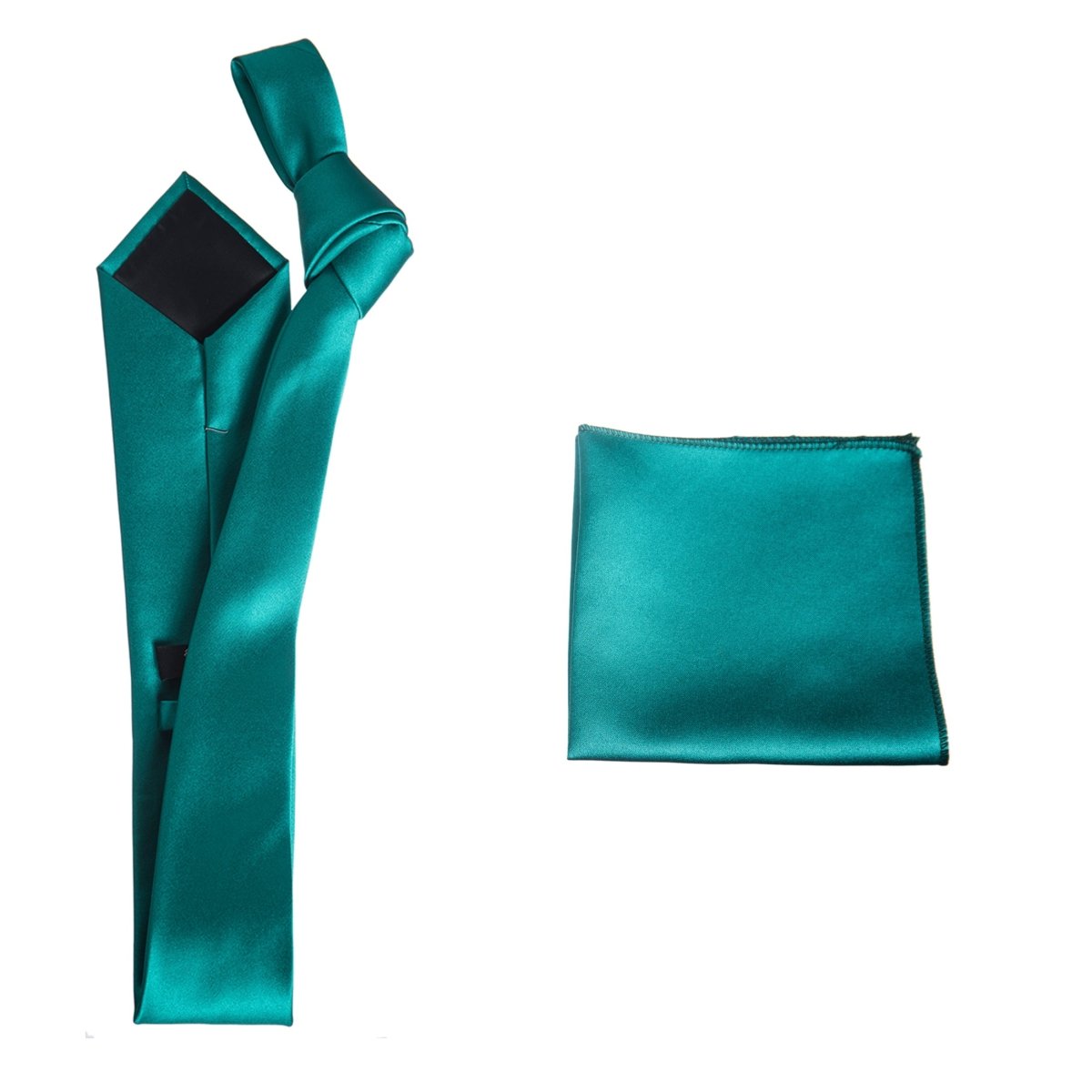 Self - Tie Windsor Necktie & Pocket Square Set | Over 30 Colors - Tuxgear
