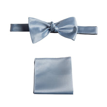 Load image into Gallery viewer, Selftie Bow Tie and Pocket Square Handkerchief Set - Tuxgear