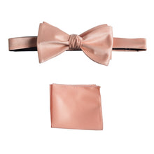 Load image into Gallery viewer, Selftie Bow Tie and Pocket Square Handkerchief Set - Tuxgear