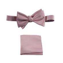 Load image into Gallery viewer, Selftie Bow Tie and Pocket Square Handkerchief Set - Tuxgear