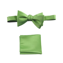Load image into Gallery viewer, Selftie Bow Tie and Pocket Square Handkerchief Set - Tuxgear