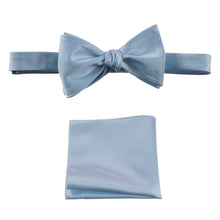 Load image into Gallery viewer, Selftie Bow Tie and Pocket Square Handkerchief Set - Tuxgear
