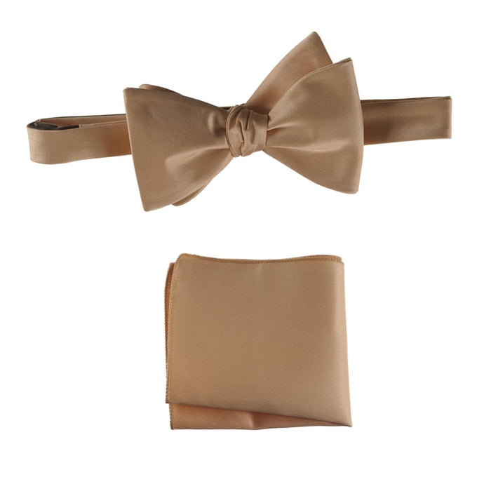 Selftie Bow Tie and Pocket Square Handkerchief Set - Tuxgear
