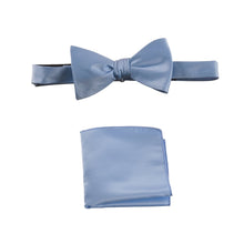 Load image into Gallery viewer, Selftie Bow Tie and Pocket Square Handkerchief Set - Tuxgear
