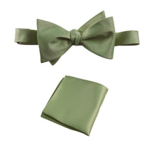 Load image into Gallery viewer, Selftie Bow Tie and Pocket Square Handkerchief Set - Tuxgear