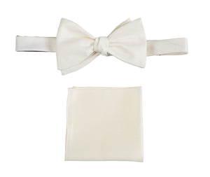Selftie Bow Tie and Pocket Square Handkerchief Set - Tuxgear