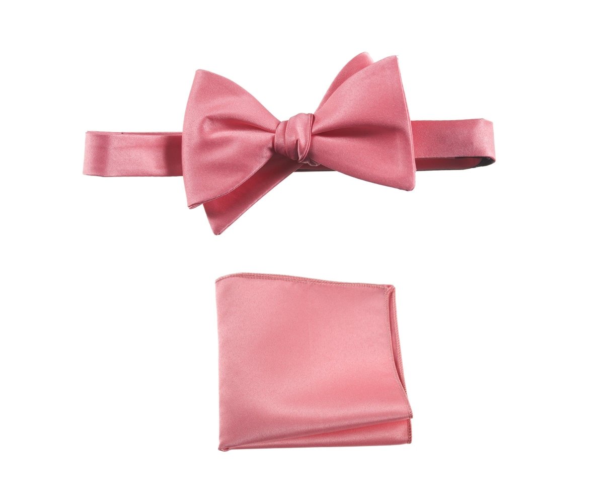 Selftie Bow Tie and Pocket Square Handkerchief Set - Tuxgear