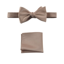 Load image into Gallery viewer, Selftie Bow Tie and Pocket Square Handkerchief Set - Tuxgear