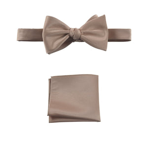 Selftie Bow Tie and Pocket Square Handkerchief Set - Tuxgear