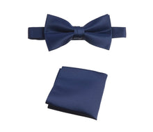 Load image into Gallery viewer, Selftie Bow Tie and Pocket Square Handkerchief Set - Tuxgear