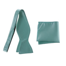 Load image into Gallery viewer, Selftie Bow Tie and Pocket Square Handkerchief Set - Tuxgear