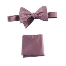 Load image into Gallery viewer, Selftie Bow Tie and Pocket Square Handkerchief Set - Tuxgear