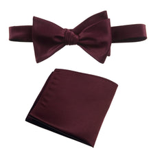 Load image into Gallery viewer, Selftie Bow Tie and Pocket Square Handkerchief Set - Tuxgear